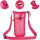 thumbnail image 5 of Bolsa colgante para taza de agua con correa cruzada portátil, bolsa de rejilla para taza de agua Unisex, cubierta protectora para taza de agua cruzada, rosa roja, 1 pieza Electrónica, 5 of 5