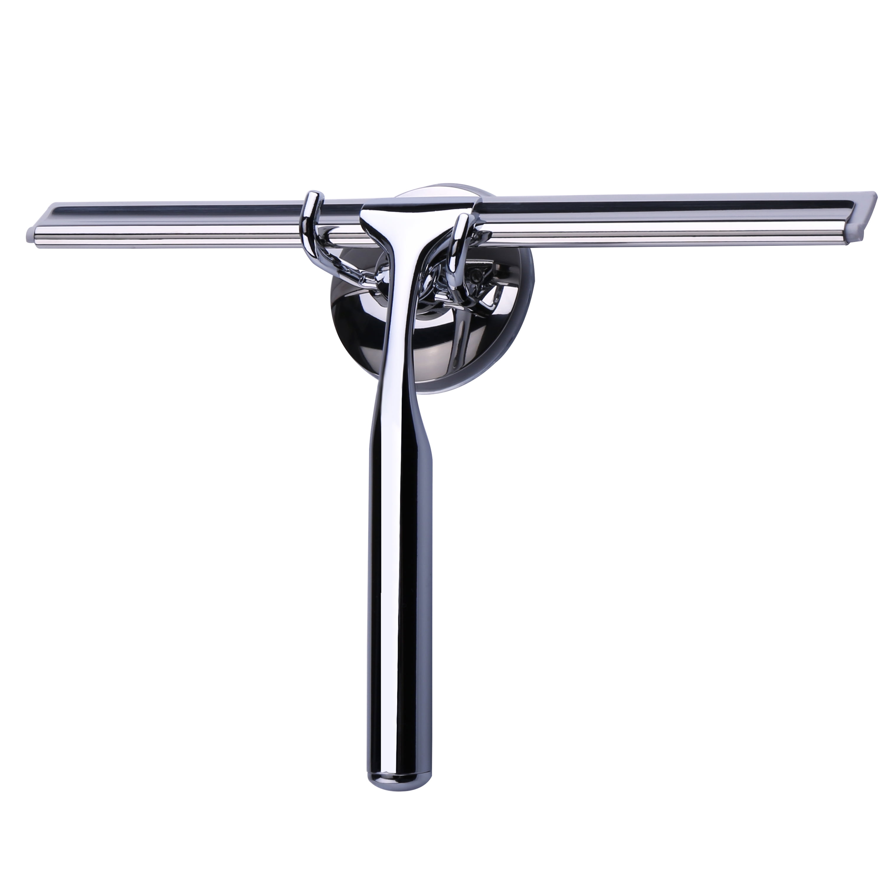 HONGGE All-Purpose Shower Squeegee for Shower Doors, Bathroom, Window and Car Glass - Stainless Steel