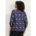 thumbnail image 2 of Avenue Women's Plus Size Keyhole Hardware Top, 2 of 2