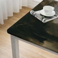 thumbnail image 5 of Acheng River Boat Trees Square Fitted Table Cloths 100% Polyester Fiber 40*40, 5 of 8
