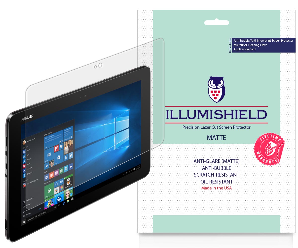 2x iLLumiShield Screen Protector Anti-Bubble for Asus Transformer Book ( T101HA) - Walmart.com