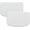 2 White, variant on Ram-Pro White And Green Bowl Scraper Flexible Food Safe Plastic Scraper Chopper Multipurpose Good Grip Curved and Flat Edge Pizza and Dough Cutter for Kitchen Pack of 2