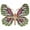 Green Pink, variant on Gyn&Joy Multi-color Crystal Rhinestone Winged Butterfly Pin Brooch BZ030 (pink)