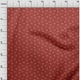 thumbnail image 3 of oneOone Coton Flex Rouge Tissu Rétro Minimal Burger Matériel de Couture Tissu Imprimé par la Cour 40 Pouces de Large, 3 of 5
