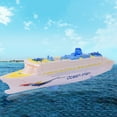 thumbnail image 3 of Hadanceo Electric Ocean Liner Cruise Ship Toy Flashing Musical Kids Educational Model, 3 of 7