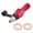 Red, variant on Nieyigj M10x1.0mm Motorcycle Brake Master Caliper Bleed Screw Nipple Banjo Bolt with Dust Cap, Blue (2 inches / 50.8 mm)