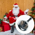 thumbnail image 3 of Langgg Hand Bell Wide Range Of Uses Premium Steel Black Compact And Easy To Carry, 3 of 6