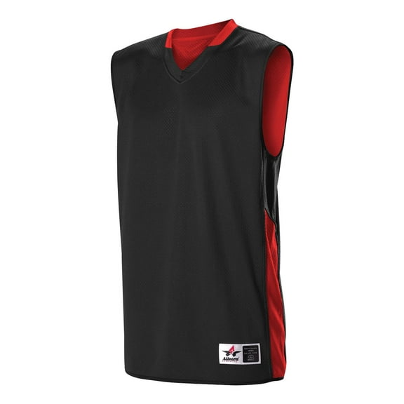 Alleson Athletic Black/ Red 7417 2XL
