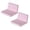 A324 Pink 10X10.5X7.5 2Pack, variant on 2Pcs Floating Shelf Wall Hanging Shelf No Punching Floating Shelf White Plastic Ledges With Self Hanging Rack Suitable For Living Room Kitchen And Bathroom Rack