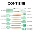 thumbnail image 3 of Juego de Utensilios de Cocina | Kit 12 Piezas de Cocina | Set de Instrumentos de Silicona | Mango de Madera Resistentes | Herramientas de Cocina Multifuncionales, 3 of 5