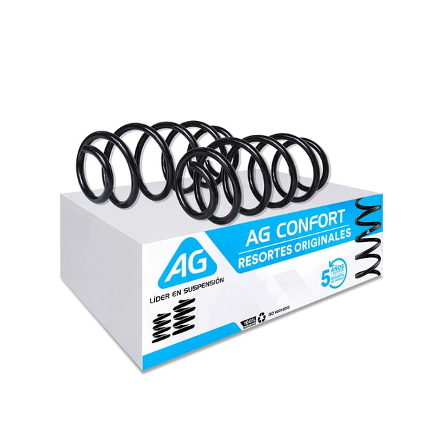 Resortes AG para Auto Delanteros para Chevrolet Cruze 2008 a 2013 2 Piezas Nuevos