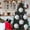 Silver, variant on Shatterproof Christmas Ornaments, Commercial Grade Plastic Glitter Balls for Indoor and Outdoor Decor, Festive Spherical Decorations with Easy Hanging Loop, Durable Holiday Tree and Party Decorations