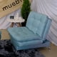 thumbnail image 2 of Sillón Individual Moderno Ocasional Reclinable 3 posiciones NORVAL estructura de madera patas metálicas tela de Lino, 2 of 9