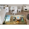 thumbnail image 3 of Area Rugs, Rug, Surrealism Rugs, Kitchen Rug, Luxury Rugs, Reproduction Rug, Reproduction Rugs, Non-Slip Carpet Rug, Dominique Appia Rug, 2.6'x9.2' - 80x280 cm, 3 of 8