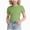 A10-Light Green, variant on Ccpelsie Little Kids Solid Color Cotton T-Shirts Short Sleeve Basic Tops for Toddlers Girls Light Green,15-16 Years