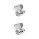 thumbnail image 3 of Bearachild compatibilidad con bluetooth 5.0 auriculares inalámbricos en la oreja pantalla LED deportes correr llamada manos libres auricular con Blanco 2Conjunto, 3 of 6