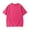 Hot Pink, variant on Maean Mens Cotton Tee Short Sleeve Crew Neck Loose Shirts Casual Streetwear Baggy Basic Tshirts Tops