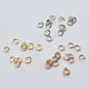 thumbnail image 4 of 100 Uds. Anillo de salto abierto de acero inoxidable, oro, rosa, acero, Color dorado, 0,8mm de espesor, 4-10mm, conector de anillo dividido, joyería artesanal DIY, 4 of 5
