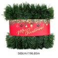 thumbnail image 3 of dajkiuy Green Garland Christmas Decorations, 16.4Ft Artificial Greenery for Indoor Outdoor Holiday Decor, Christmas Garland for Tree Stairs Door Fireplace, 3 of 4