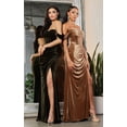 thumbnail image 3 of Royal Blue Queen RQ8069 Off Shoulder Velvet Slit Prom 2026 Sexy Long Dress Olive Green 16, 3 of 3
