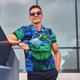 thumbnail image 4 of Fotbe Colorful Stained Glass Crocodile Camiseta Polo de Golf para Hombre con Estampado – Camisa Deportiva Transpirable con Cuello Abotonado-XX-Large, 4 of 6