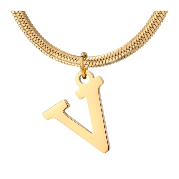Delicate Gold Necklace For Women Elegant Letter Name Jewelry Shining Choker For Her