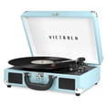 thumbnail image 1 of Tocadiscos Victrola Vintage con Bluetooth de 3 velocidades, color turquesa, 1 of 1