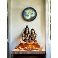 thumbnail image 3 of 1. Handcrafted OM Wall Art with LED Backlight – Spiritual Home Decor, 3 of 7