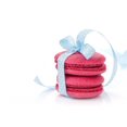 thumbnail image 2 of Red Macarons with Blue Wall Decal by Wallmonkeys Peel and Stick Graphic (36 in W x 32 in H) WM205340, 2 of 4