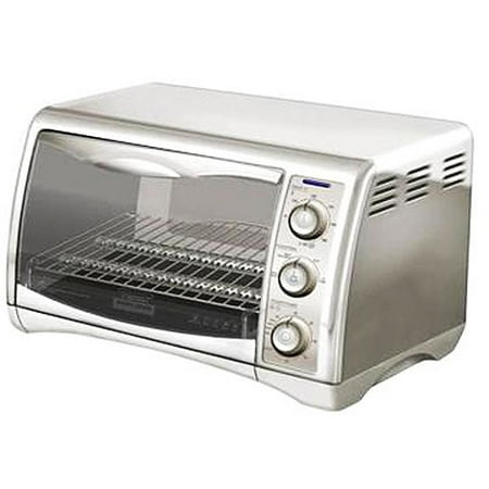 Black & Decker Perfect Broil Convection Toaster Oven, CTO4500S, Silver