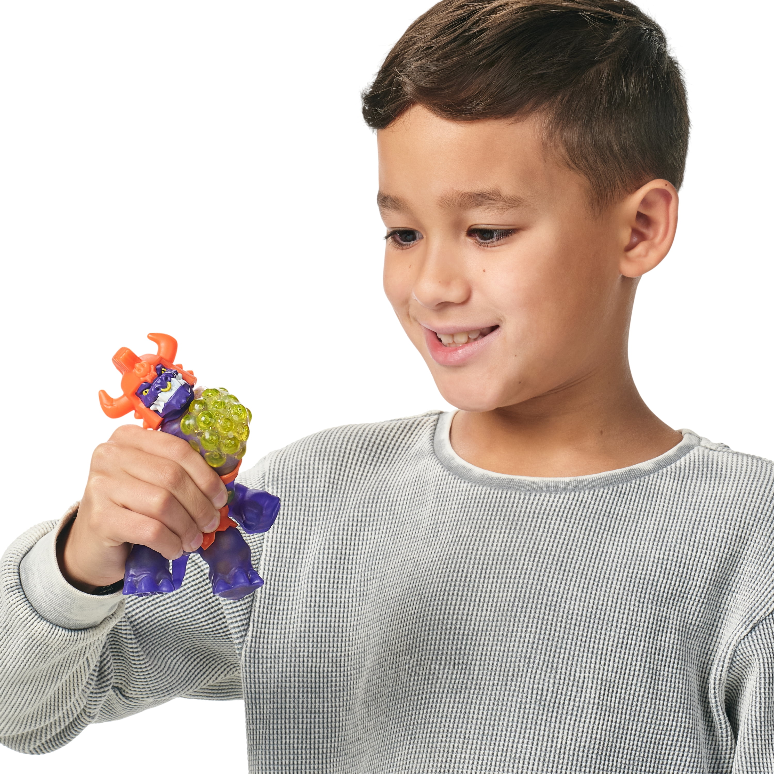 Heroes of Goo Jit Zu Stretch Strikers Stretchy Knight Rockjaw VS Squishy Tyro, Ages 4+
