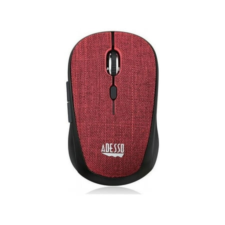 UPC: 0783750009669 | Adesso iMouse S80R Mini Wireless 5-Button Fabic Mouse Red