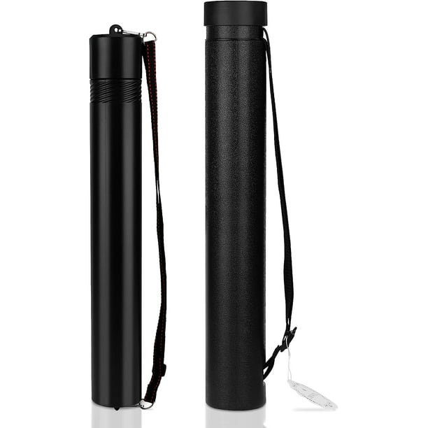 DEWEL Poster Tubes with Strap Extendable, for Blueprint Holder, WaterResistant Art Storage