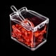 thumbnail image 4 of Juego de caja de condimentos Rojo Verde 4 piezas tarro transparente para sal y especias, 4 of 5