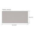 thumbnail image 2 of Uxcell 24"x16" Desk Mat Protector, Non-Slip Waterproof Mouse Pad Writing Mat for Office Home, Gray, 2 of 5