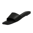 thumbnail image 2 of Norvail Womens Flat Slide Sandals, lightweight flip flops for women wide foot sandals for women dressy, non-slip cushioned footbed summer beach pool shower shoes for travel everyday wear, 2 of 8