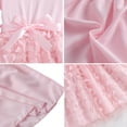 thumbnail image 6 of IPIO Girls Butterfly Princess Dress, A-Line Party Outfit with Flutter Sleeves for Birthday and Special Occasions, 6 of 7
