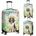 thumbnail image 2 of English Springer Spaniel Hello Spring Time Flower Floral Nature Travel Luggage Cover Springers Dog Lover Gifts Suitcase Dust Protective Decor - 02031, 2 of 5