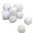 thumbnail image 3 of Adornos navideños de espuma de 8 a 10 cm, bolas de plástico irrompibles y brillantes, decoración colgante para árbol de Navidad, decoraciones navideñas 2024, 3 of 5