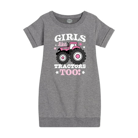 

Case IH - Girls Like Tractors Too - Toddler Girls Fleece Dress