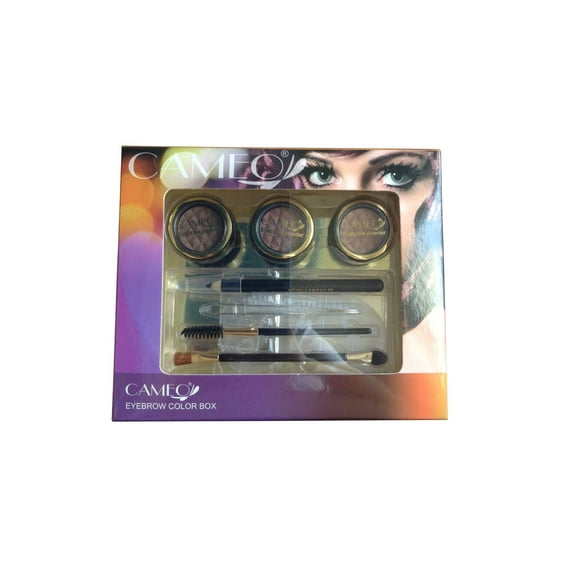 Cameo Perfect Brow Makeup Natural Eyebrow Color Box