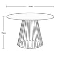 thumbnail image 2 of Mesa de Comedor Stone Marea 1.3 m Diseño Moderno Cubierta Tipo Piedra, 2 of 2