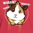 thumbnail image 3 of CafePress - Love Guinea Pigs Wheek Love This Graphic W T Shirt - Women's Traditional Fit Dark T-Shirt, 3 of 4