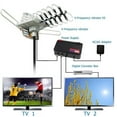 thumbnail image 4 of PEACNNG Antenne TV Extérieure avec Câble Coaxial de 33 Pieds Boîtier d'Alimentation avec Portée de Réception de 150 Miles, 4 of 12