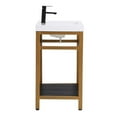 thumbnail image 6 of 30 inch Single Bathroom Metal Vanity in Golden Black, 6 of 17