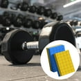 thumbnail image 6 of Tnarru 2Pcs Weightlifting Crash Drop Pads,Deadlift Weight Cushion Nonslip Shock Absorbing Silence Mats,Floor Protection for Training Yellow Blue50x33x4cm, 6 of 9