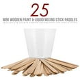 thumbnail image 5 of Pouring Masters 3 Ounce (90ml) Graduated Plastic Measuring Cups (50 Clear Cups & 25 Mixing Sticks) - For Acrylic Paint, Resin, Epoxy, Art, Kitchen, Cooking, Medicine, Laboratory - OZ, ML Measurements, 5 of 6