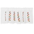 thumbnail image 1 of Cortina de cocina bohemia, cenefa de encaje de ganchillo con borlas tejidas a mano, tratamiento de ventana corto de estilo rústico para cocina y cafetería, 1 of 7