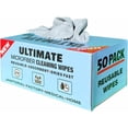 thumbnail image 1 of Microfiber Disposable Towels - 50 Pack, 12"x12" Reusable Cleaning Cloths for Kitchen, Car, and House - Lint-Free, Washable, Soft Microfiber Cleaning Cloths, Alternative to Paper Towels (Gray), 1 of 8