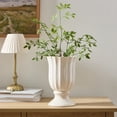 thumbnail image 3 of My Texas House 10" White Ceramic Planter Ceramic Vase, 3 of 5